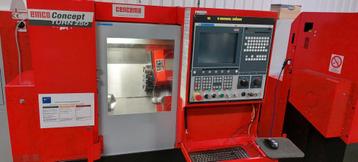 EMCO E250 cnc draaibank, cnc freesbank, spantangen