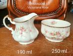 PARAGON Victoriana Rose Melkkannetje en Suikerpot, Antiek en Kunst, Antiek | Servies los, Verzenden