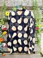 Super schattige vintage appel en peer fruit blouse, Ophalen of Verzenden, Zo goed als nieuw, Maat 42/44 (L)