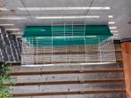 Ruim gebruikt hok voor knaagdieren - cavia's - groen en wit, Dieren en Toebehoren, Ophalen, Gebruikt, 110 cm of meer, Hok
