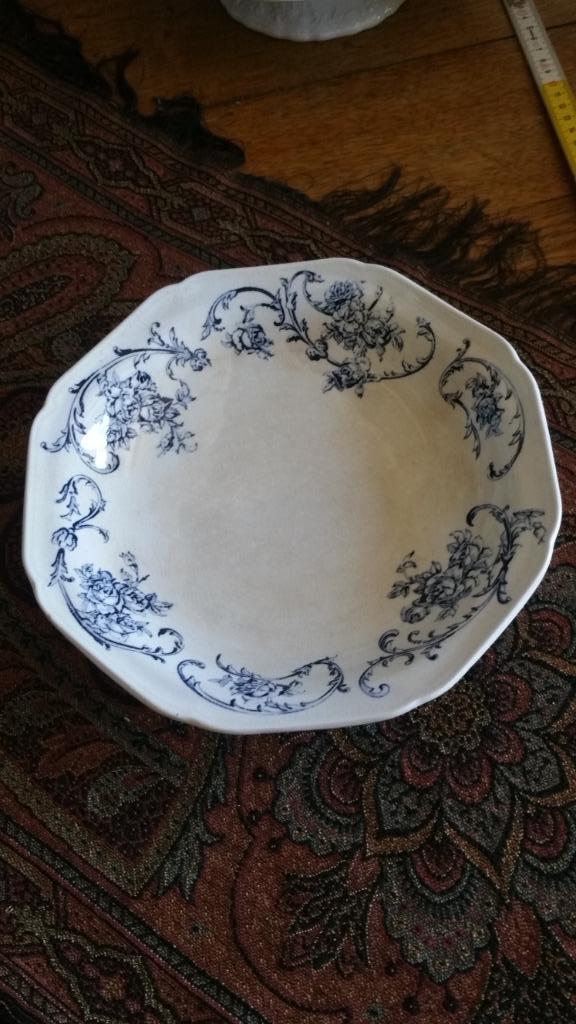 gebakschaal laag voetje P Regout serie ORTUS, Antiek en Kunst, Antiek | Servies los, Ophalen