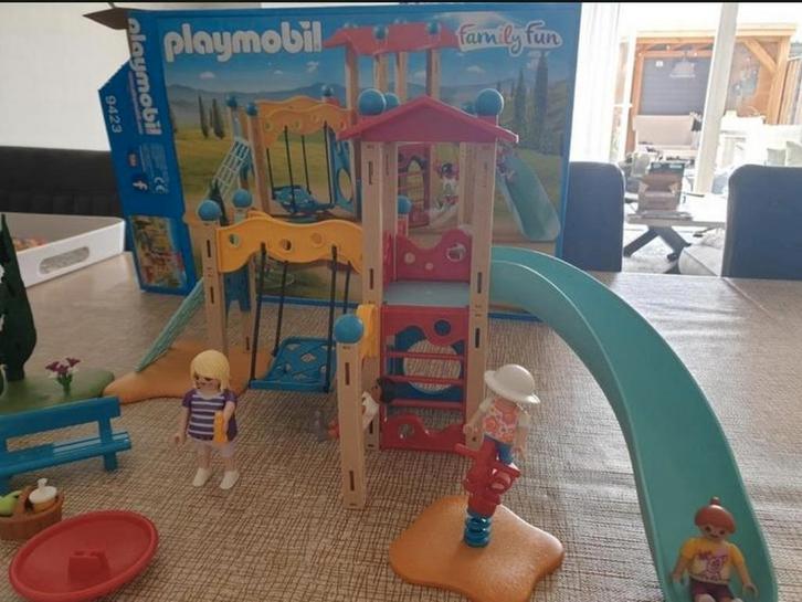 playmobil speeltuin 9423, Kinderen en Baby's, Speelgoed | Playmobil, Zo goed als nieuw, Ophalen of Verzenden