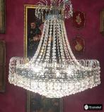 Kristallen kroonluchter swarovski zakkroonluchter zilver, Ophalen of Verzenden, Overige materialen