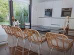 Rotan barkrukken van sklum rotan, als nieuw, Huis en Inrichting, Barkrukken, 4 krukken, Ophalen, Zo goed als nieuw
