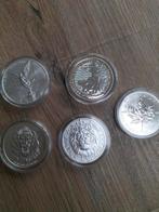 5 oz zilver nu/unc munten, Postzegels en Munten, Edelmetalen en Baren, Ophalen of Verzenden, Zilver