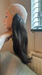 Flip in hair donkerbruin echt haar, Sieraden, Tassen en Uiterlijk, Uiterlijk | Haarverzorging, Verzenden, Nieuw, Pruik of Haarverlenging