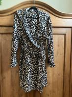 Tijgerprint badjas M/L, Kleding | Dames, Huispakken, Ophalen of Verzenden, Zo goed als nieuw, Maat 38/40 (M), Bruin