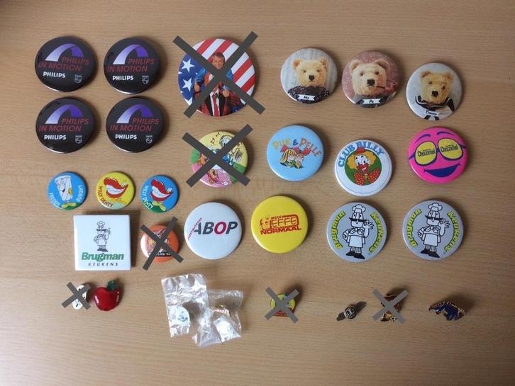 diverse buttons, speldjes en pins, Verzamelen, Speldjes, Pins en Buttons, Zo goed als nieuw, Overige onderwerpen, Ophalen of Verzenden