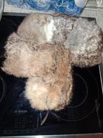 Konijnen bont muts 52 56cm, Kleding | Dames, Ophalen, Zo goed als nieuw, Maat 42/44 (L), Overige typen