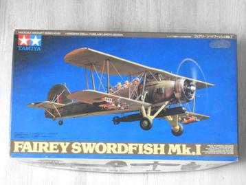 Tamiya Fairey Swordfish Mk1 met metal ets 1/48 beschikbaar voor biedingen