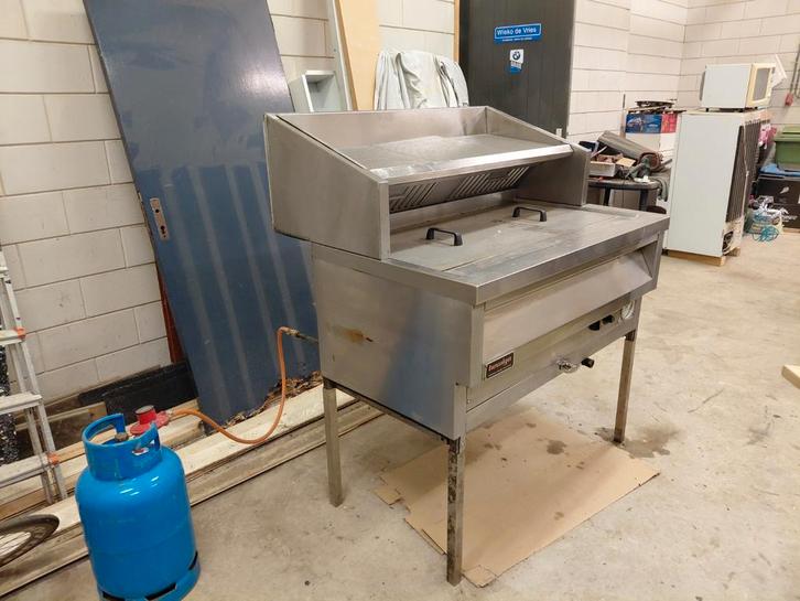 Hewigo/Verkoopwagen/Visbak/Oliebollen frituur, Zakelijke goederen, Horeca | Keukenapparatuur, Fornuis, Frituur en Grillen, Gebruikt