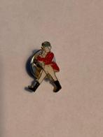Johnnie Walker Whisky KLEIN vintage logo reclame pin man, Verzenden, Gebruikt