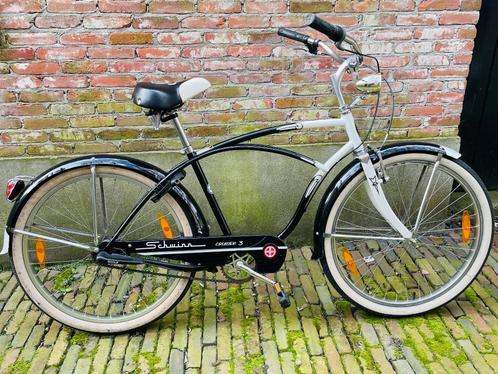 Schwinn Cruiser 3 - Vintage Look Fiets met Versnellingen, Fietsen en Brommers, Fietsen | Cruisers en Lowriders, Gebruikt, Heren