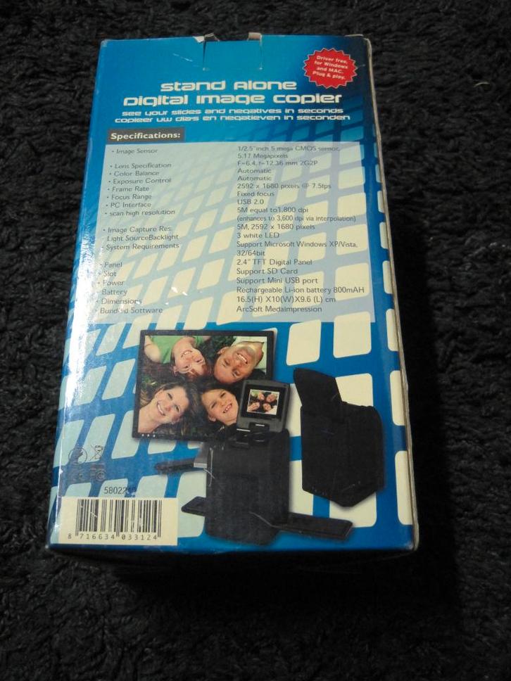 Stand alone digital image copier, Audio, Tv en Foto, Fotoalbums en Accessoires, Zo goed als nieuw, Fotoalbum-accessoire, Ophalen of Verzenden