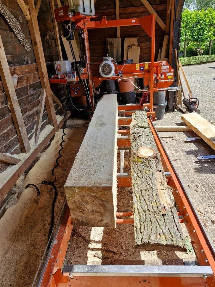 Houtzagerij, uw eigen boomstam tot plank, Doe-het-zelf en Verbouw, Hout en Planken, Nieuw, Plank, Eiken, 300 cm of meer, 50 mm of meer