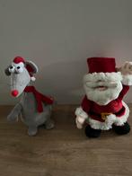Leuke zingende en bewegende kerstman & muis, Diversen, Kerst, Ophalen of Verzenden