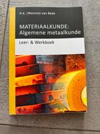 Materiaalkunde: algemen metaalkunde, Boeken, Ophalen of Verzenden, Zo goed als nieuw