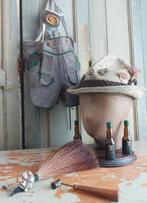 Grote vintage jagers hoeden pluim met speld, Antiek en Kunst, Curiosa en Brocante, Ophalen of Verzenden