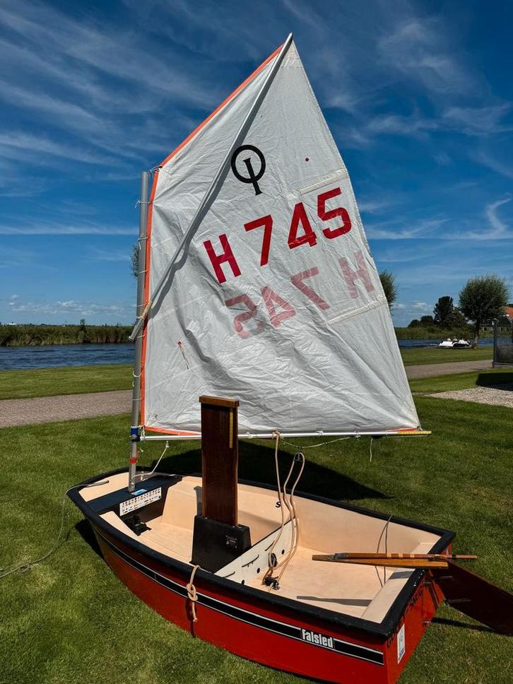Falsled Wedstrijd Optimist - 24/01 op te halen voor 300 euro, Watersport en Boten, Zeilen en Zeiltoebehoren, Overige typen, Minder dan 15 m²