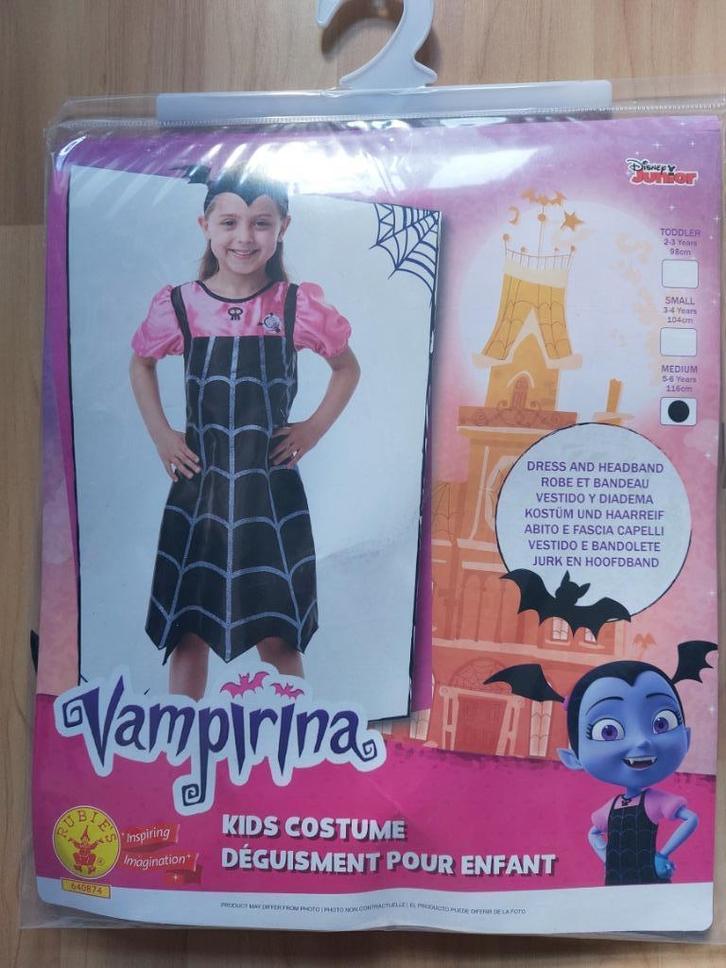 Rubies - Vamprina Kostuum - maat 104, Kinderen en Baby's, Carnavalskleding en Verkleedspullen, Nieuw, Meisje, 104 of kleiner, Ophalen of Verzenden