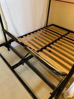Stijlvol hemelbed. 140 breed., Huis en Inrichting, Ophalen, Gebruikt, Zwart, 140 cm