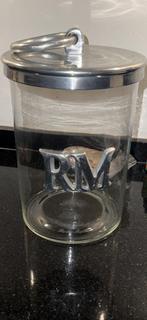 Riviera Maison Voorraadpot Groot, Ophalen of Verzenden, Zo goed als nieuw, Glas, Pot, Bus of Blik