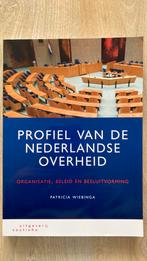 Patricia Wiebinga - Profiel van de Nederlandse overheid, Boeken, Patricia Wiebinga, Zo goed als nieuw, Ophalen