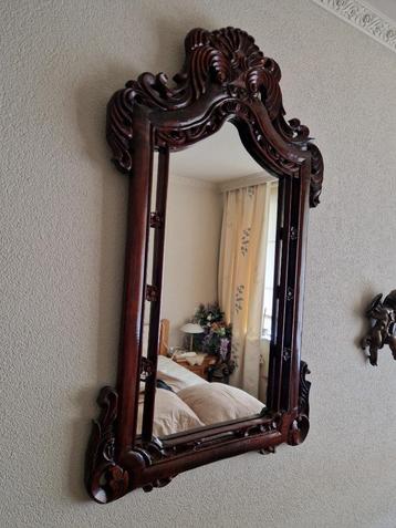 Diversen antiek brocante curiosa houtsnijwerk spiegels +meer beschikbaar voor biedingen