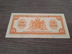 Bijna UNC biljet 10 gulden Wilhelmina, 1943, Postzegels en Munten, Bankbiljetten | Nederland, Ophalen of Verzenden, 10 gulden