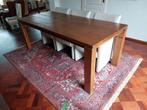 grote grenenhouten eettafel 6 persoons TEAB, Huis en Inrichting, Tafels | Eettafels, Ophalen, Gebruikt, 100 tot 150 cm, 200 cm of meer