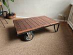 Salontafel industrieel/ transportwagen, Zo goed als nieuw, Minder dan 50 cm, Rechthoekig, 50 tot 100 cm