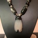 Agaat scarabee hanger amulet beschermt geluk welvaart magie, Nieuw, Ophalen of Verzenden, Steen of Mineraal, Verstelbaar