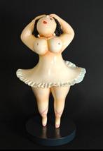 Dikke dame, ballerina. Theo Broeren. Beeldje 29.5 cm, Ophalen of Verzenden