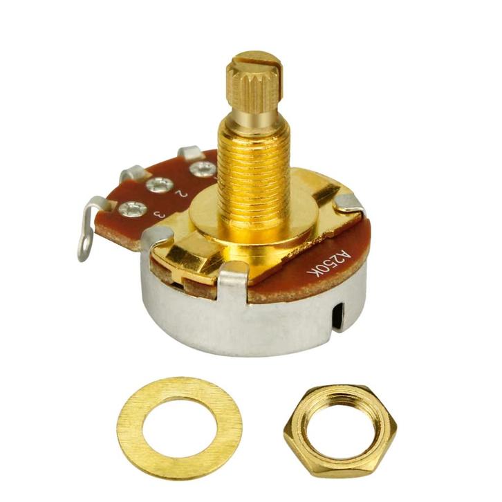 Potmeter a250k full size - 18 mm split shaft, Muziek en Instrumenten, Instrumenten | Onderdelen, Nieuw, Elektrische gitaar, Ophalen of Verzenden