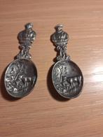 Oude Holland TINGIETERIJ lepels - Set van 2, Ophalen of Verzenden