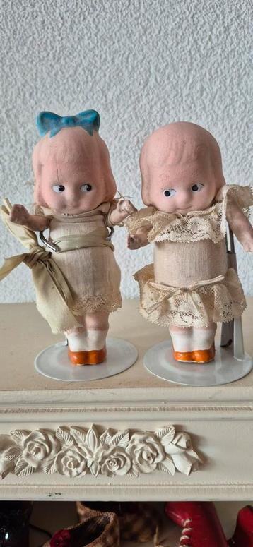 Vintage Porseleinen Popjes - 16cm beschikbaar voor biedingen