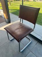 Jess design sledestoel leer, cognac, Huis en Inrichting, Stoelen, Ophalen, Gebruikt, Overige kleuren, Leer