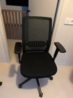 Bureaustoel Napoli ergonomisch zwart – €50, Ophalen, Zwart, Zo goed als nieuw, Bureaustoel