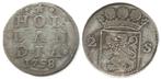 Holland dubbele (wapen) stuiver 1758, Postzegels en Munten, Munten | Nederland, Vóór koninkrijk, Verzenden, Zilver, 10 cent