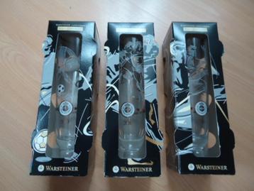Warsteiner originele tulpglas met voetbaldesign, serie 2010 beschikbaar voor biedingen