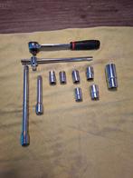 Dopsleutelset met ratel (Facon S.161), Ophalen of Verzenden, Gebruikt