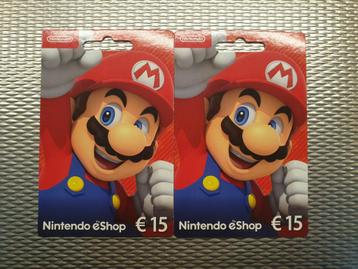 Nintendo eShop giftcards beschikbaar voor biedingen