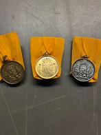 3 medailles marine, Antiek en Kunst, Ophalen of Verzenden, Zilver