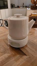 Witte Theepot met Warmhouder - HEMA, Ophalen of Verzenden, Nieuw
