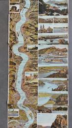 *Vintage Litho Rhein Panorama - Köln - Mainz, Ophalen of Verzenden, Voor 1920, Gelopen, Duitsland