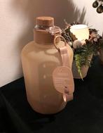 Nieuw bourgini dumbbell waterfles drinkfles 2.2L taupe, Verzenden, Nieuw