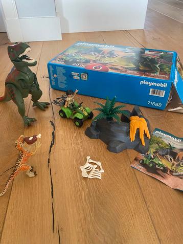 Playmobil dino t-rex met onderzoeker beschikbaar voor biedingen