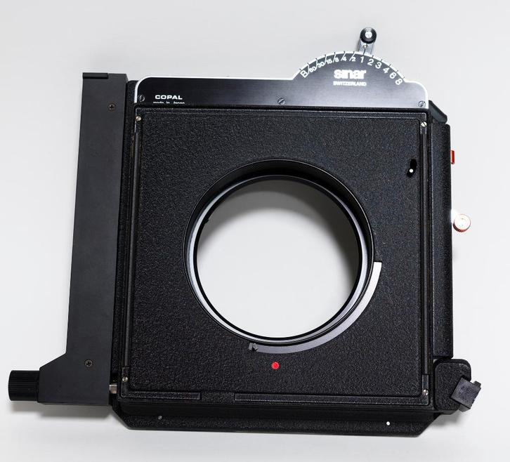 Sinar DB Copal Auto-Aperture sluiter f5.6 + draadontspanner, Audio, Tv en Foto, Fotografie | Professionele apparatuur, Zo goed als nieuw