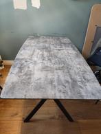 Eetkamertafel - Grijs - 160x90cm - betonlook, Huis en Inrichting, Tafels | Eettafels, Ophalen, Overige materialen, Betonlook, 200 cm of meer