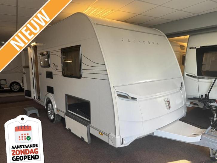 Tabbert Cazadora 460 E (2026) Enkele bedden!! Zondag open!!, Caravans en Kamperen, Caravans, Bedrijf, tot en met 4, 1000 - 1250 kg